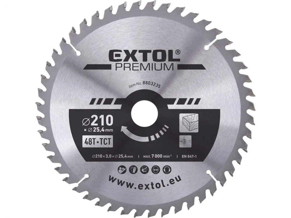 Kotouč pilový s SK plátky, O 210x3,0x25,4mm, 48T Akce