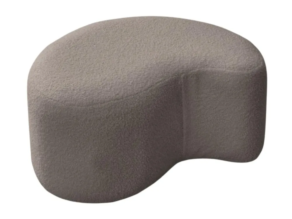 Hnědý čalouněný taburet Miuform Miuf 64 x 68 cm Sezónní Sleva