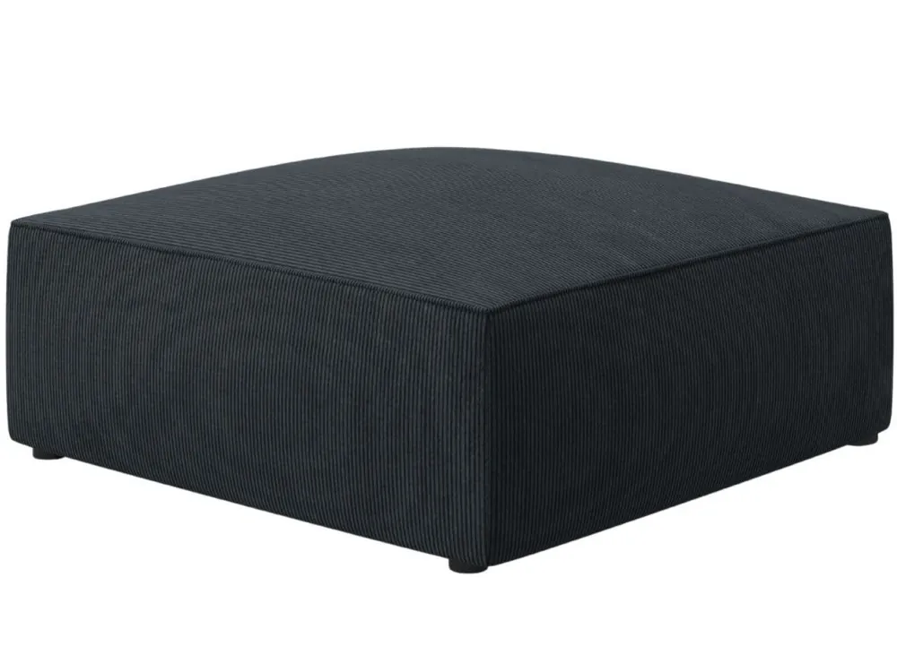 Must-Have Manšestrová podnožka Ruby 93 x 93 cm