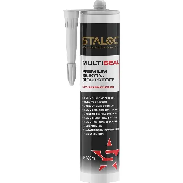 Nízká Cena STALOC Premium-Silikon MultiSeal 300ml tmavě šedý