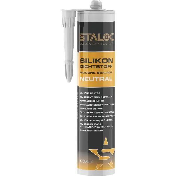 STALOC neutrální silikon 300 ml antracit Vysoce Kvalitní