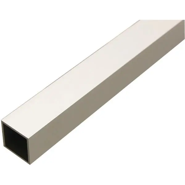 Objednat Nyní Hliníková čtyřhranná trubka AlMgSi0,5 (6060) F22, elox E6/EV1 40/40/2 mm
