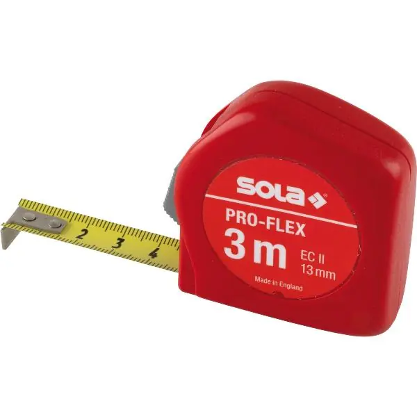 SOLA svinovací metr Pro-Flex 3 m EG-osvědčení přesnost II Koupit Online