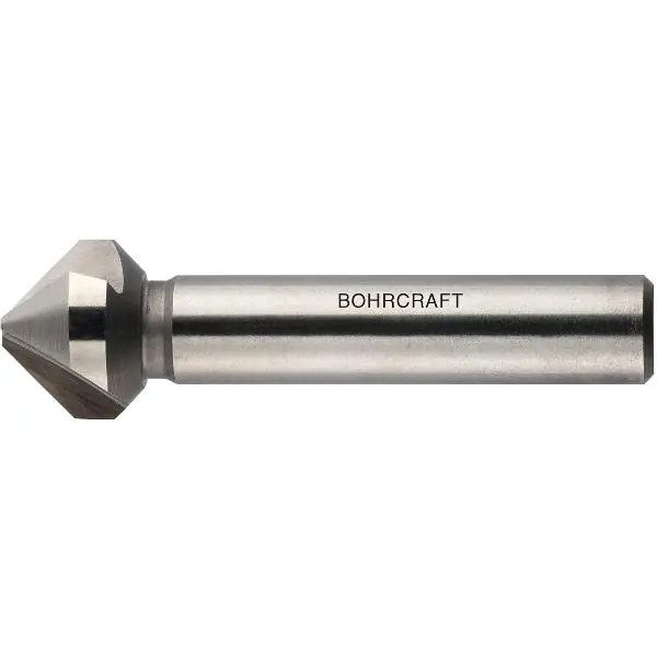 Sleva BOHRCRAFT kuželový záhlubník-sada DIN335C Z=3 90°HSSCo5 12,4mm válc.dřík 8,0mm