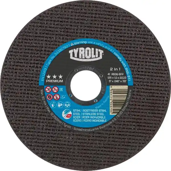 TYROLIT řezný kotouč rovný Premium*** 230 x 1,9 mm, 2 v 1 super tenký Nová Kolekce