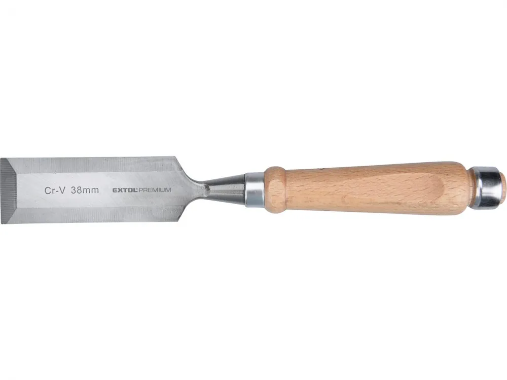 Cenově Výhodný Dláto s bukovou rukojetí, 38mm, délka 290mm, CrV
