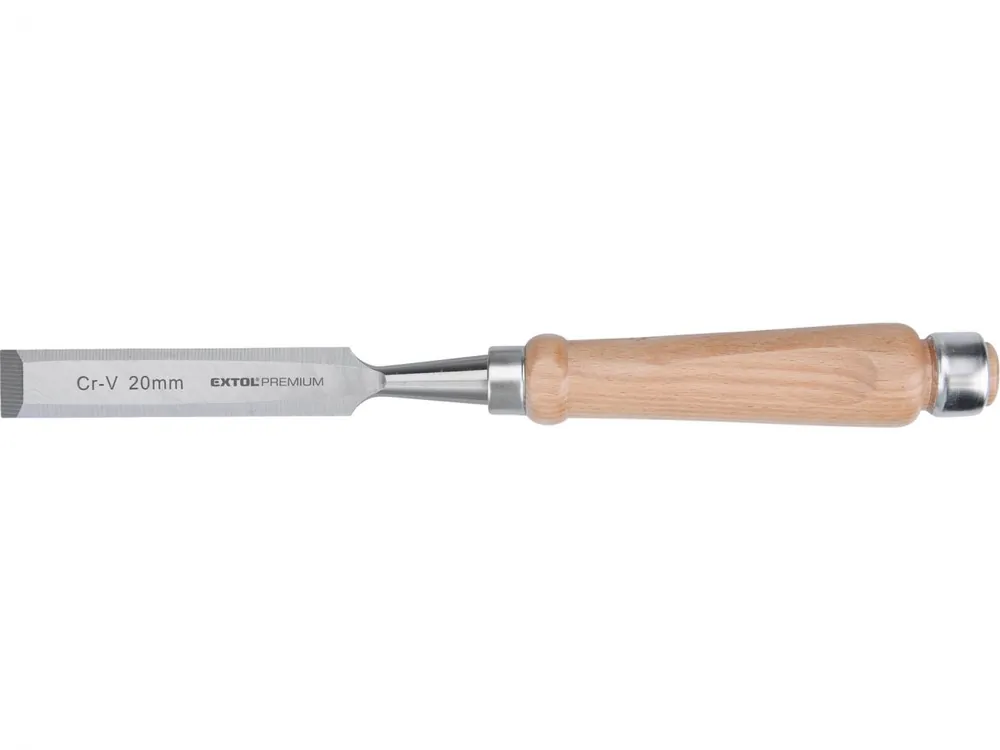 Dláto s bukovou rukojetí, 20mm, délka 280mm, CrV Cenový Hit