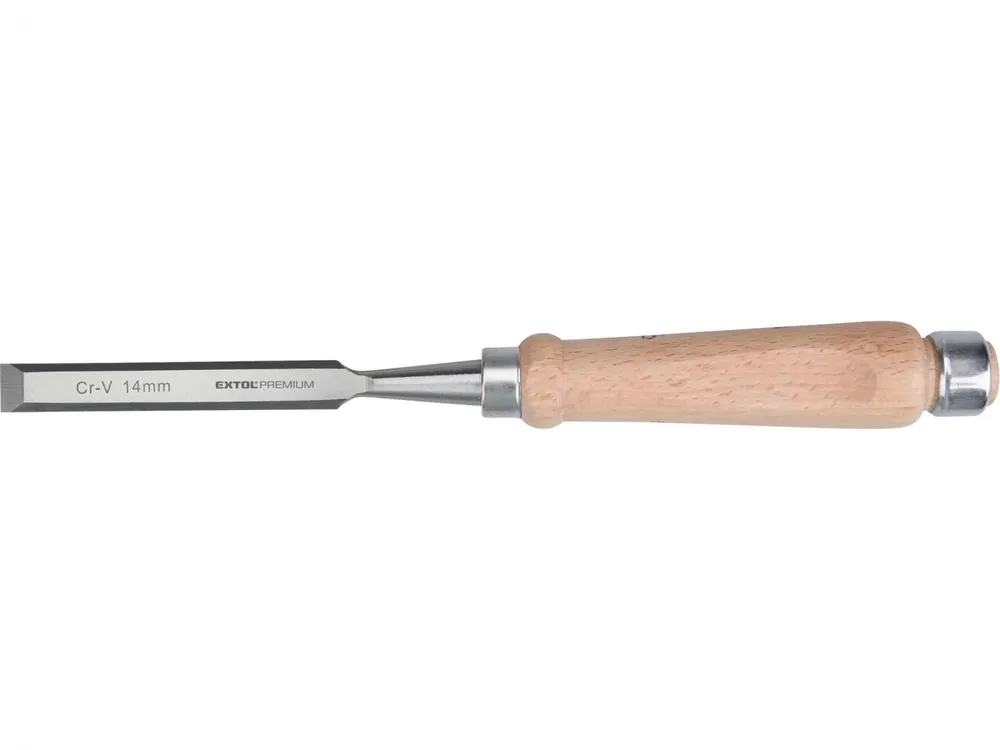 Ověřený Dláto s bukovou rukojetí, 14mm, délka 275mm, CrV