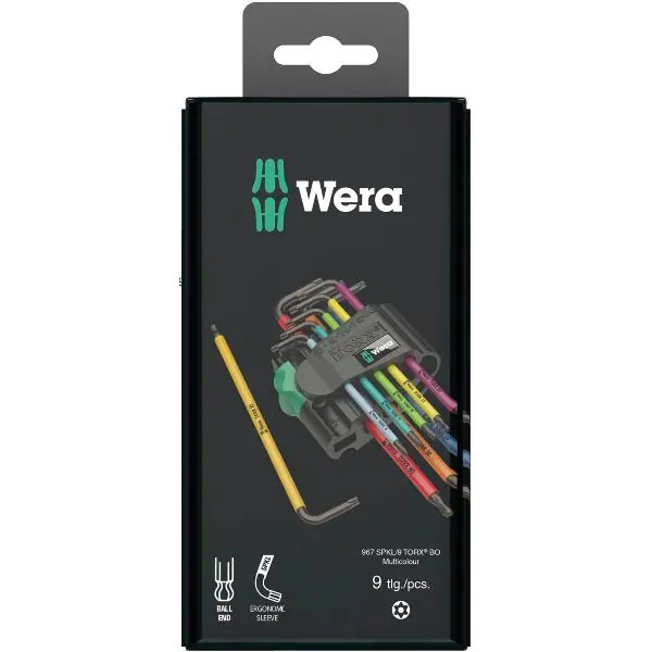 WERA sada nástrčných klíčů Torx® Multicolour 9 dílná Sezónní Sleva