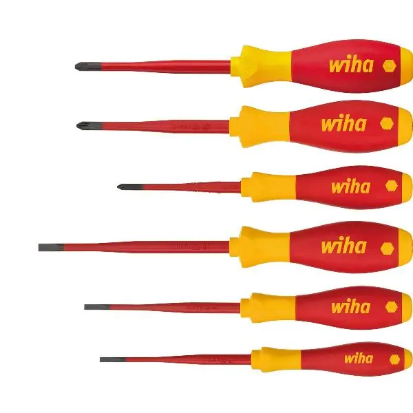 Oblíbený WIHA šroubovák sada SoftFinish VDE Phillips/plochý/PZ 6-díl.