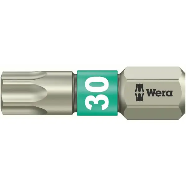 Bezpečná Platba WERA bit nerez 3867/1TS 1/4" šestihran TX30/25 mm Torx®