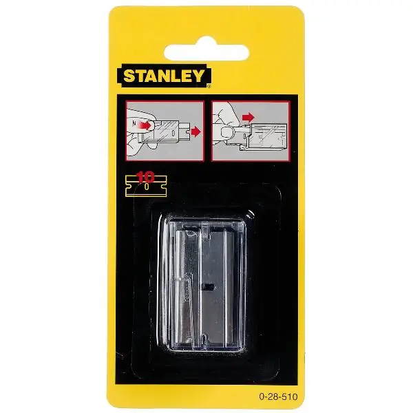 STANLEY náhradní čepel 40 mm pro škrabku obsahuje 10 kusů Cenově Výhodný