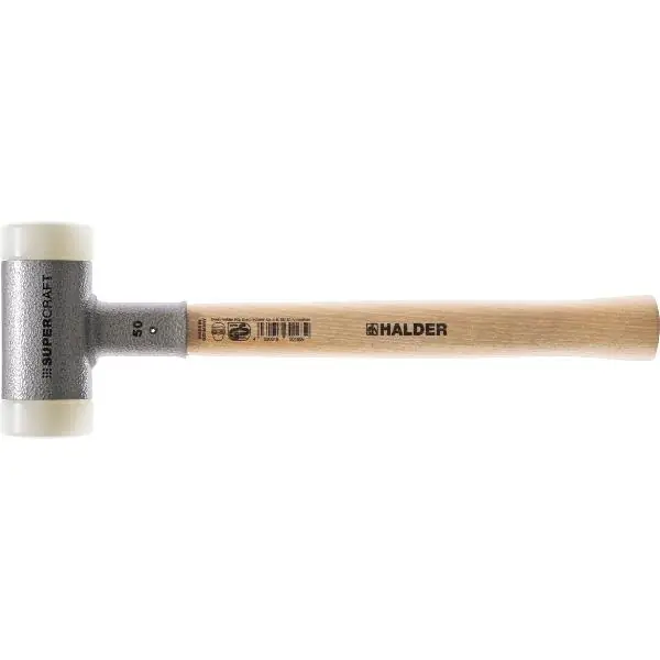 HALDER nylonová palice bez zpětného rázu, ø hlavy 30 mm, násada Hickory Pouze Dnes