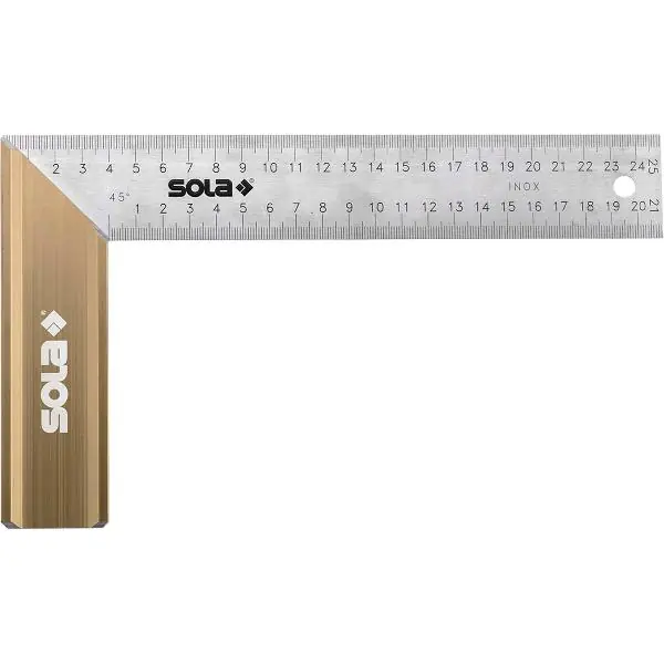 Cenový Hit SOLA úhelník SRB hliníkové rameno s 45º/135° pokosníkem 250 x 145 mm