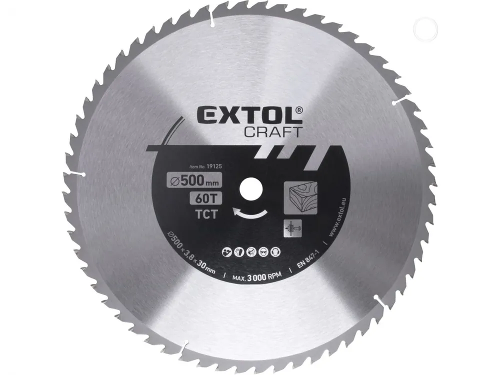 Kotouč pilový s SK plátky, O 500x3,8x30mm, 60T Dokud Zásoby Vydrží