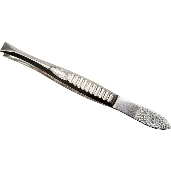 Levný Pinzeta na třísky LEINA rovná, tupá, velikost 8 cm
