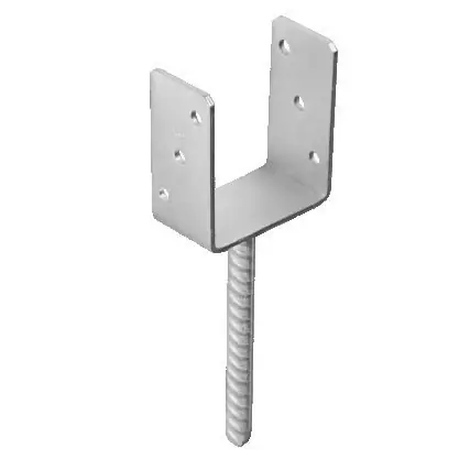 Oblíbený Patka sloupku 120 typu U 121 x 120 x 6 PS120U