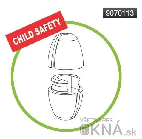 Spojka kuličkového řetízku na okenní žaluzie CHILD SAFETY - bílá - sáček 3 ks Rychlé Dodání