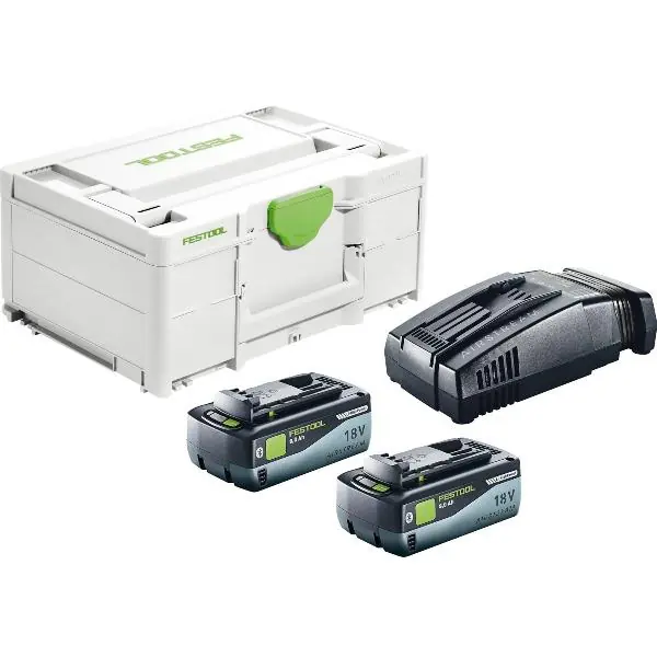 Výprodej FESTOOL aku-startovací sada SYS 18V 2x 8,0 Ah SCA 16