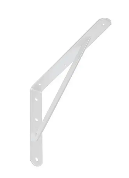 Konzola zpevněná 250 x 150 x 20 x 3, bílá WSWP 250/20 Omezená Nabídka