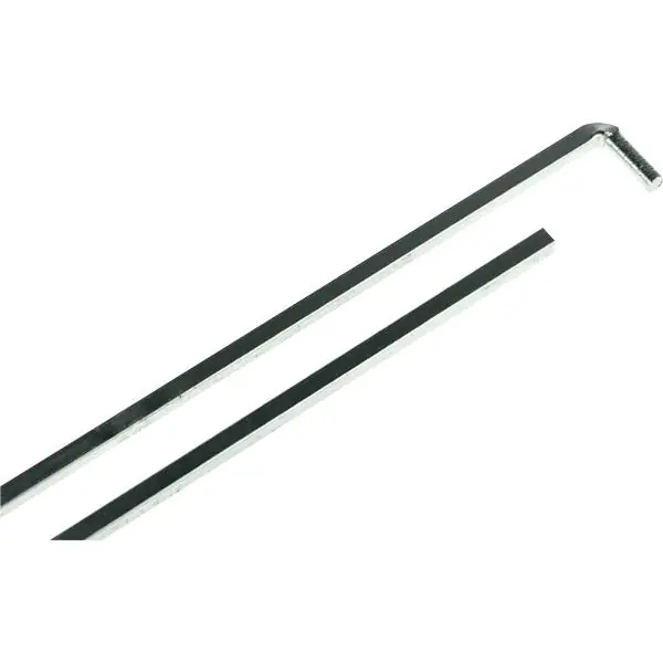 Rychlé Dodání Táhlo s hákem, čtyřhran 6 mm, 800 mm, ocel pozinkovaná