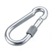 Karabina hasičská s pojistkou DIN 5299D 100 x 10 mm Zn Nejlepší Cena
