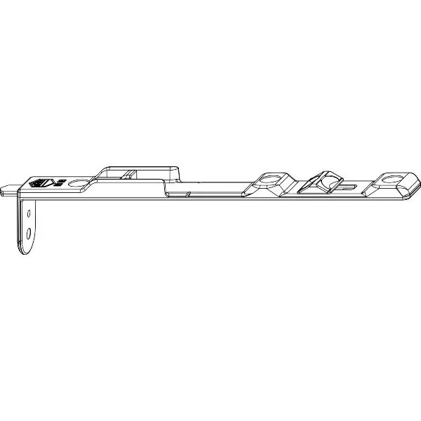 Oblíbený MACO MM hranová zástrč horní, Eurofalc 18mm, 9V, 162 mm, stříbrná (214293)
