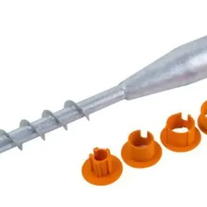 Ověřený Vrut zemní kotevní k sloupku 550mm, 5+l stupňovitých průměrů