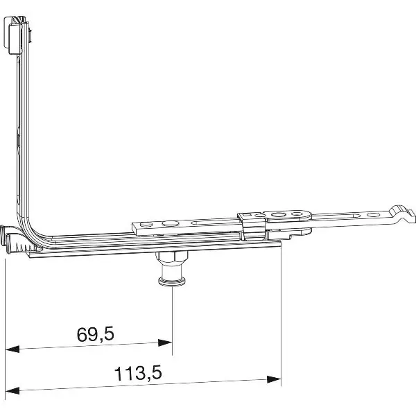 Nakupujte Hned MACO MM rohový převod i.S. pro práh 18L, FFB 260-1800 mm (209881)