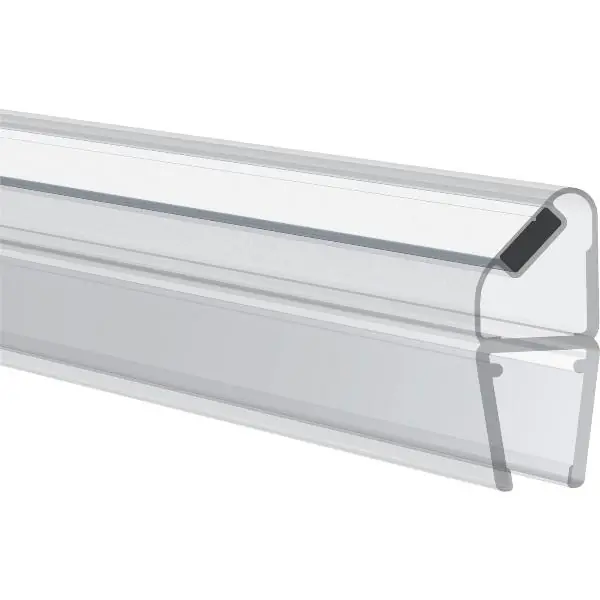 Horká Nabídka REHAU magnetický profil 180° pro 6 - 8mm, s zarážkou, 2500mm,plast transparentní