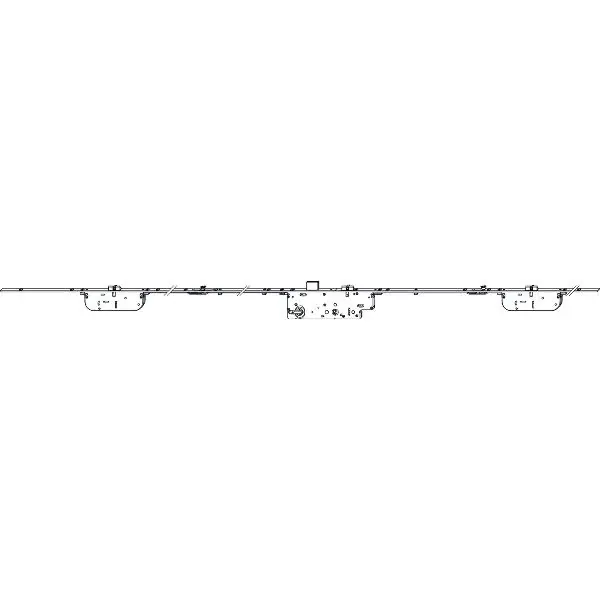 MACO vícebodový zámek Z-TF PT MF-2i.S. PZ92, DM45, 2000x16x3 mm (237852) Cenový Hit