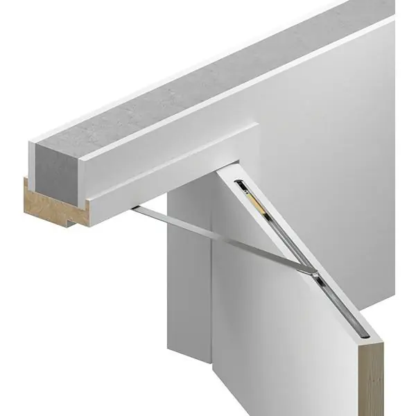 ATHMER Omezovač otev dveří Porti pro dřevěné dveře, 720-1110 mm, 30 kg, stříbrný Sleva