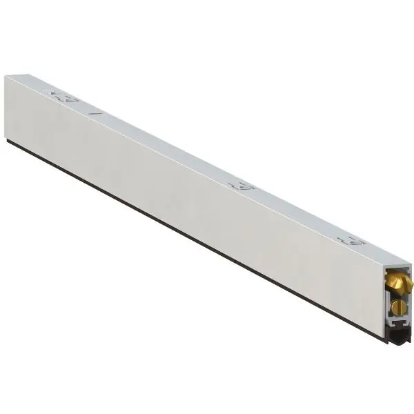 Ověřený Dveřní padací práh T017, hliník natur, délka 1272 mm