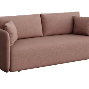 Autentický Růžová rozkládací pohovka Chaum 220 cm
