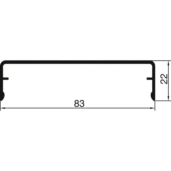 THYSSENJRUPP Syprotech kryt k naklapnutí 83/22, L=7000 mm, hliník Tovární Cena
