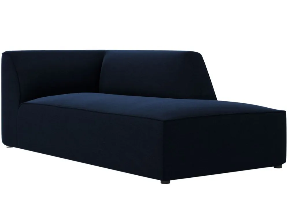Výprodej Sametová lenoška Ruby 181 cm, pravá