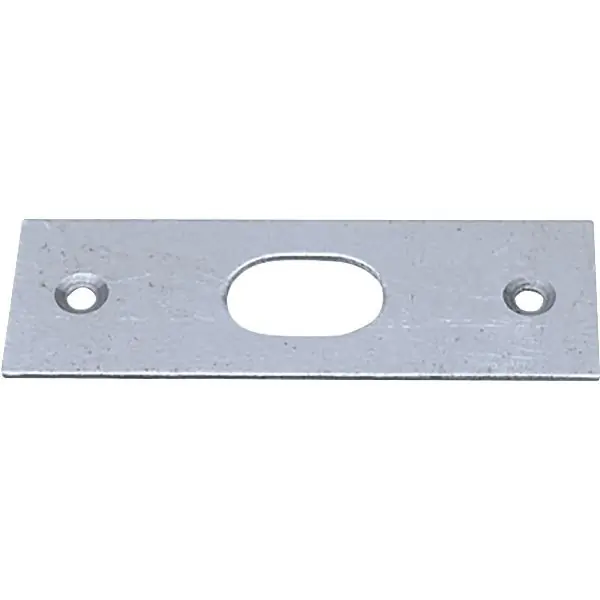 Nová Kolekce Protikus zástrče rovný s oválným otvorem, 75 x 26 mm, ocel pozink