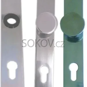 Akční Cena Štíty s knoflíkem pro vložku 90 Al ovál 26087