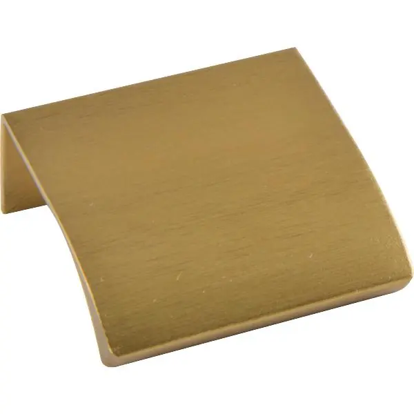 Úchytková lišta Edge Straight rozt. 20, délka 40 mm, hliník mosaz mat kartáč Ověřený