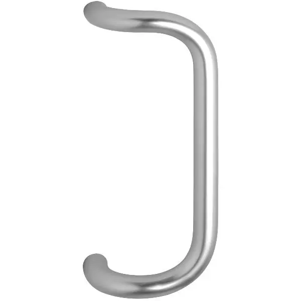 Top Prodej Dveřní madlo 4520 vyhnuté, 382 mm, rozteč 350 mm, madlo ø 32 mm, nerez mat