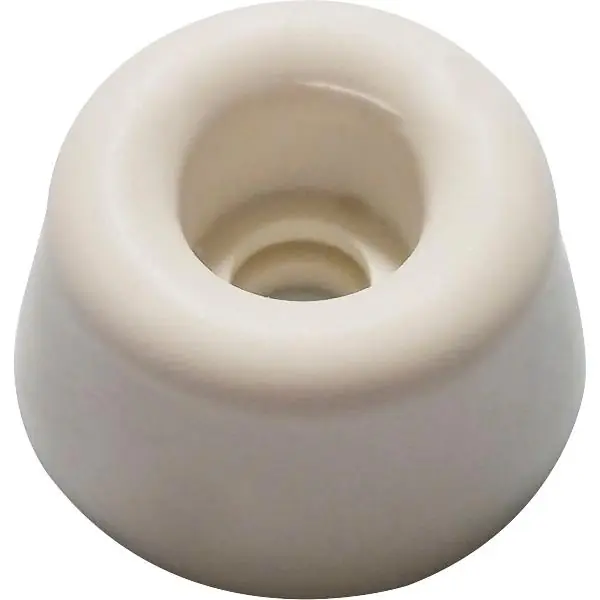 Autentický Gumový doraz ø 20 mm, výška 10 mm, guma krémově bílá
