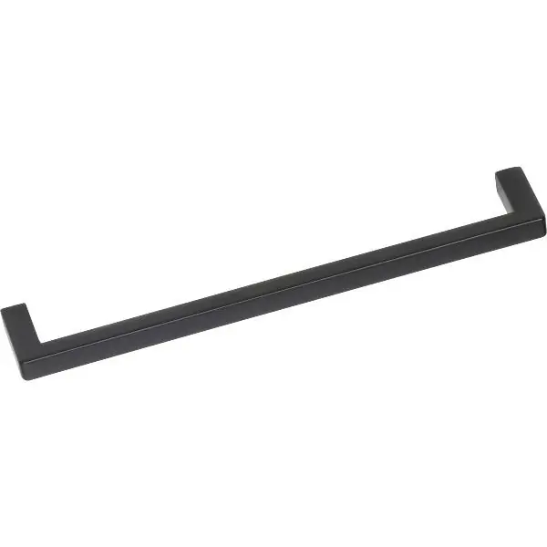 Bezpečná Platba Úchytka Naoise rozteč 128 mm, šířka 136 mm, zinkový odlitek černý matný lak