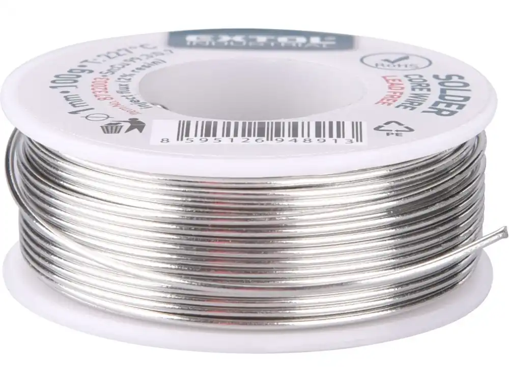 Hit Sezóny Cín pájecí pr.1mm 100g Extol INDUSTRIAL
