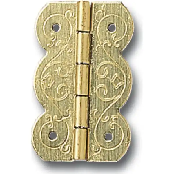 Ozdobný kazetový závěs, 25x16 mm, mosazná ocel Nízká Cena