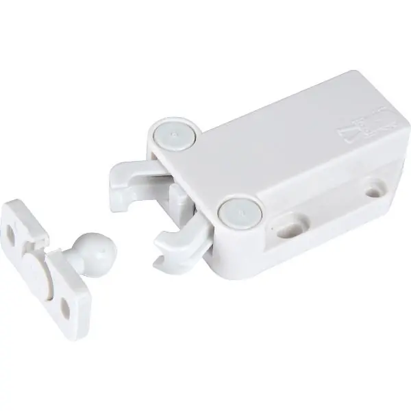 Bezpečná Platba LAMP® západka MC-37F, 78 Newton, plast bílý