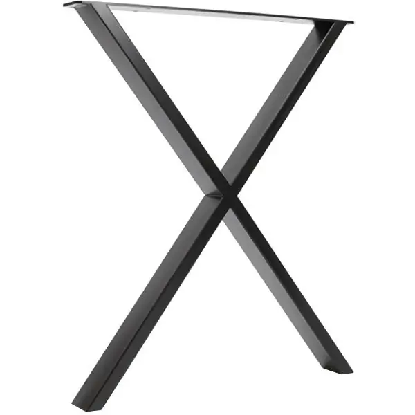 Stolová podnož X780 x 710 mm, ocel černá Cenová Bomba