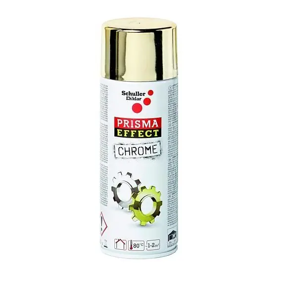 Ověřený Sprej akrylový PRISMA EFFECT CHROME Zlatá 400 ml