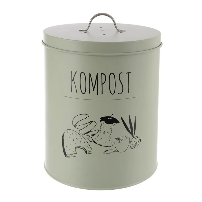 Kompostér plech domácí 8 l GREENISH CZ, SK Vysoce Kvalitní