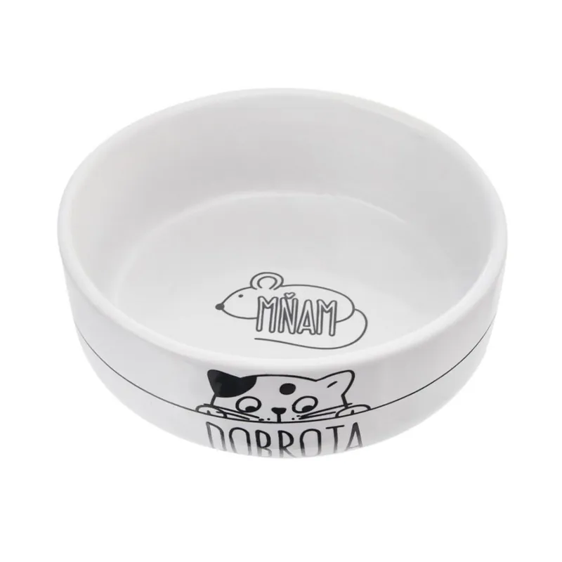 Dokud Zásoby Vydrží Miska ker. pro kočky MAZLÍČCI pr. 12 cm