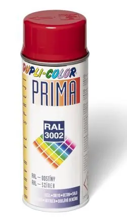 Sprej akrylový PRISMA COLOR RAL 3002 karmínově červená 400 ml Hit Sezóny